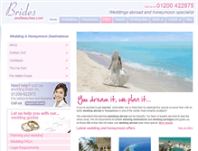 Tablet Screenshot of bridesandbeaches.com